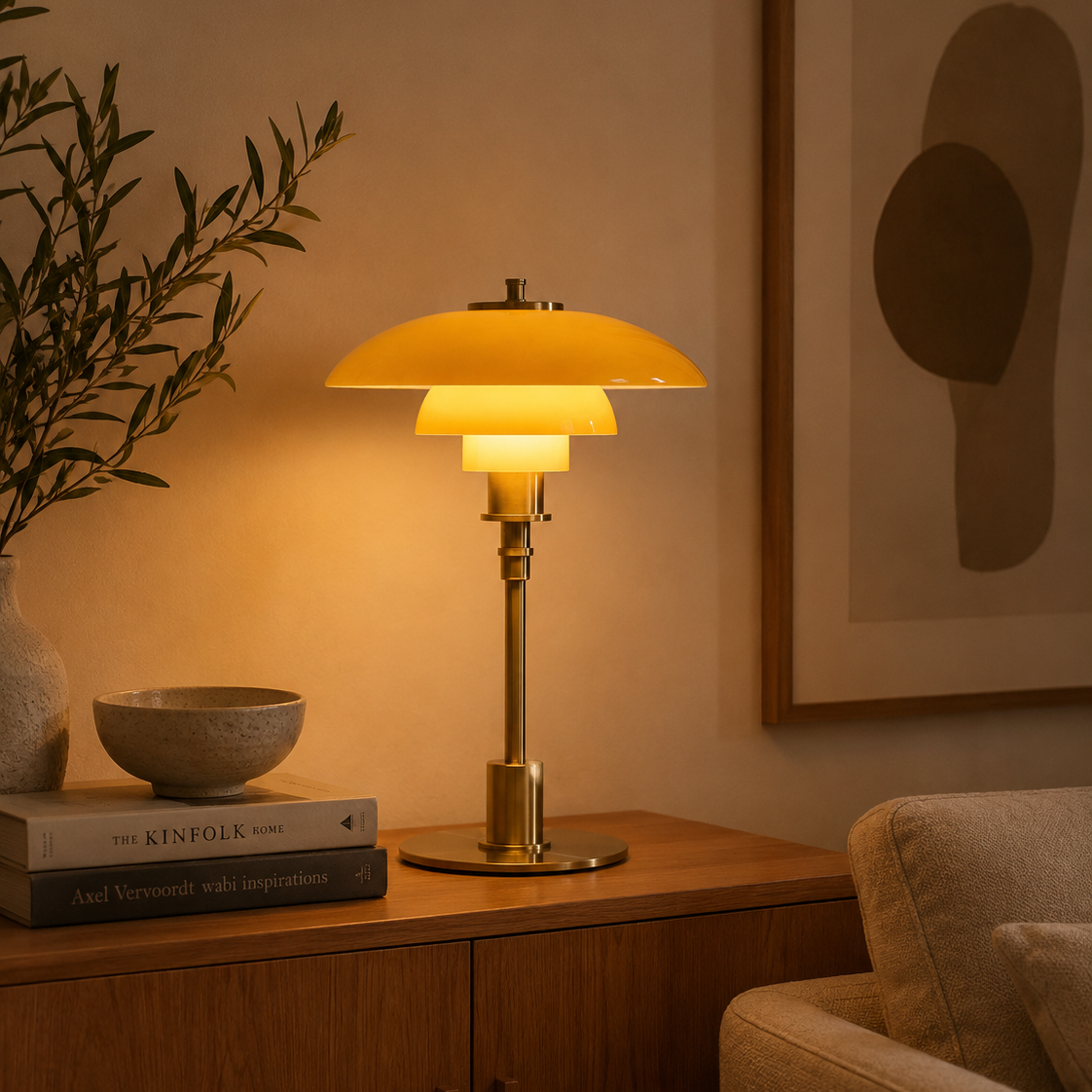 Dánská designová stolní lampa