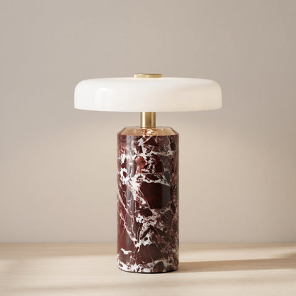 Marble Glass Table Lamp